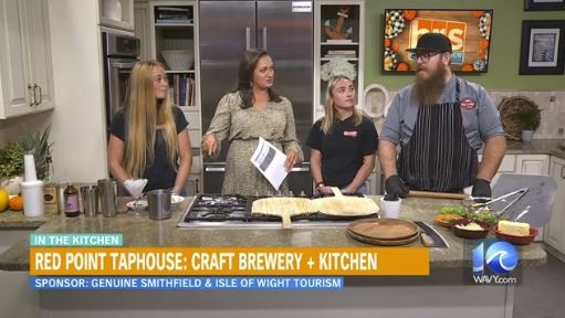 "In the Kitchen" Segment with the folks from Red Point Tap House