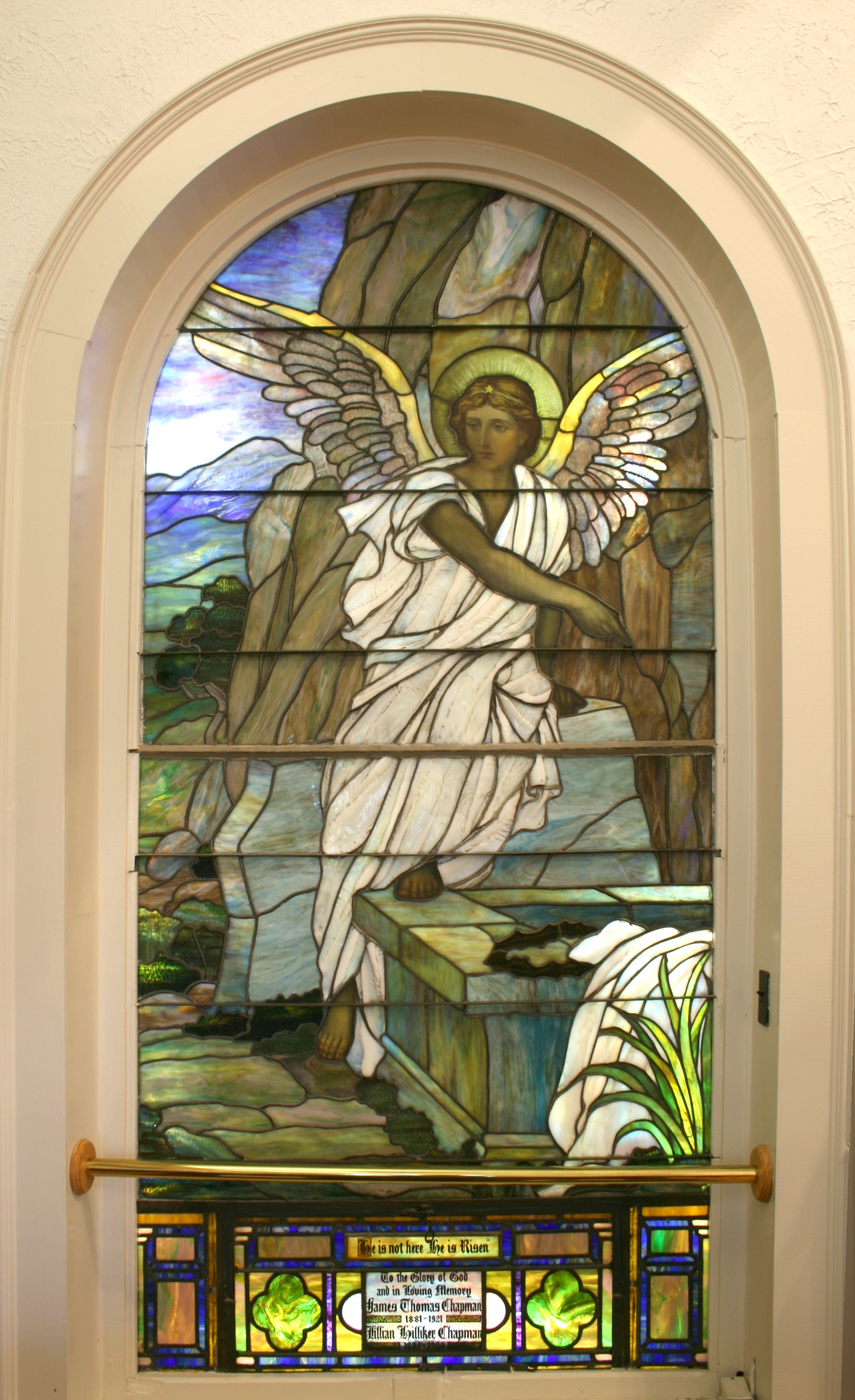 Tiffany windows at Christ Episcopal Church, Smithfield, VA 